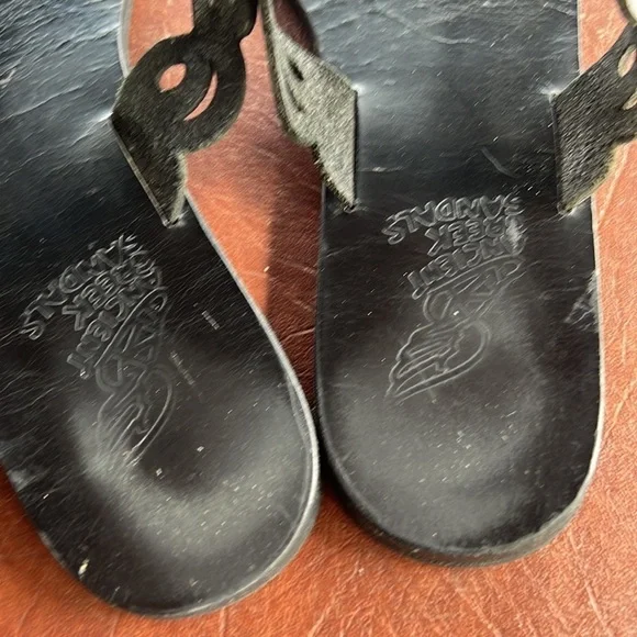 Ancient Greek Sandals Black Sandal - Picture 6 of 14